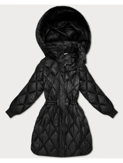 Černá široká dámská zimní oversize bunda Minority (M2-6518-1)