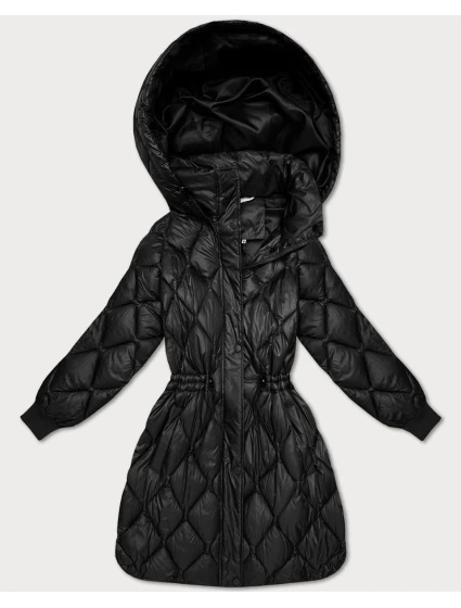 Černá široká dámská zimní oversize bunda Minority (M2-6518-1)