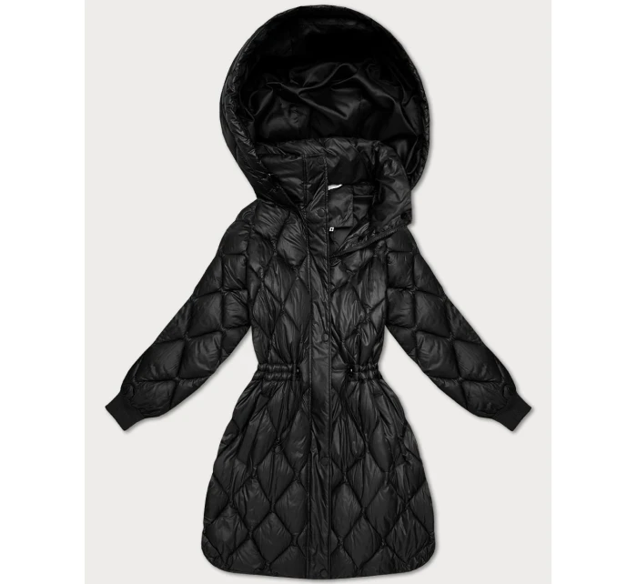 Černá široká dámská zimní oversize bunda Minority (M2-6518-1)