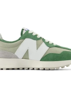Dámské/pánské tenisky New Balance 327 sportovní boty semišově zelené (U327CE)