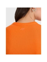 Dámské tričko z vaflového úpletu 4F 4FRSS25TTSHF2749-70S Dámské tričko z vaflového úpletu 4F 4FRSS25TTSHF2749-70S