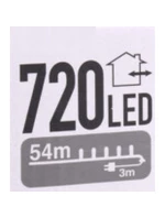 LAMPKI CHOINKOWE  720 LED BIAŁY model 21832479