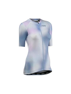 Cyklistické tričko NORTHWAVE Blade Woman Jersey S/s, šedé
