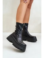 Boty Na Masivní Platformě Černé Florinara Boty Na Masivní Platformě Černé Florinara