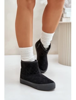 boty na zip s kožešinovou podšívkou Big Star černé model 21675210 - Big Star Shoes