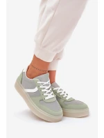 Nízké Dámské Tenisky Na Platformě Zelené model 21689159 - EVENTO