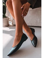 Černé baleríny z eko kůže model 22091924 - Boto