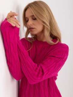 Sweter AT SW model 20463780 fuksjowy - FPrice