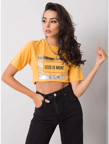Tričko PM TS SS21TX20.85P světle oranžové Tričko PM TS SS21TX20.85P světle oranžové
