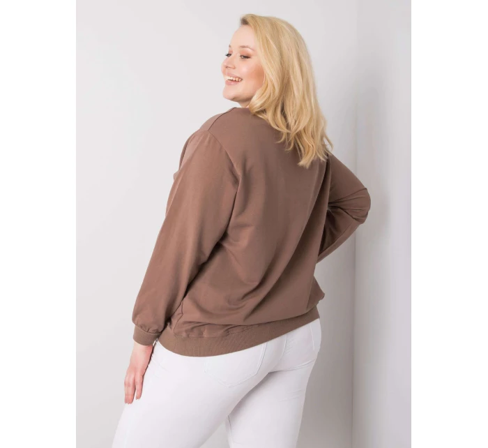 Mikina RV BL 6299.11 hnědá