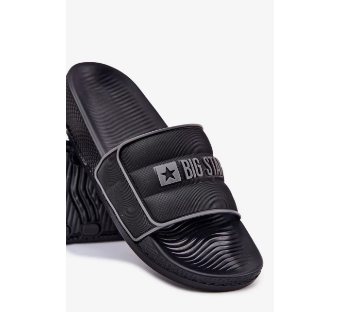 Pánské pantofle Big Star – černé