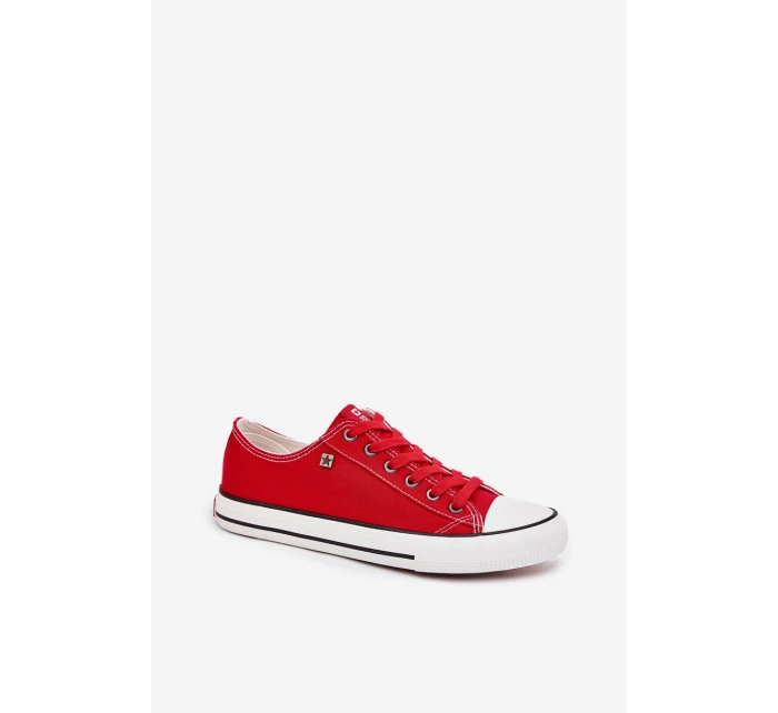 Dámské nízké tenisky Big Star – červené