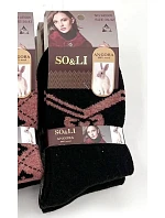 Ponožky SO&LI model 22354469 vzor 53 Angora 35–42 - WiK