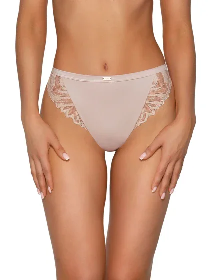 Dámské brazilky model 19722148 Yasemin beige - Ava Dámské brazilky model 19722148 Yasemin beige - Ava
