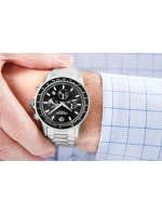 Pánské hodinky Giewont Chronograph Sapphire Silver Black GW3520-B2