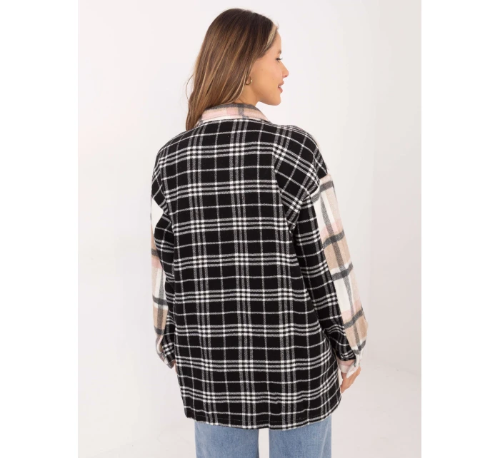 Košile DN KS 3841.02 černá a béžová