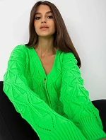 Dámský svetr LC SW 8035 fluo zelená