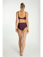 Tmavě švestkový jednoduchý maxi spodní díl - Julimex Tmavě švestkový jednoduchý maxi spodní díl - Julimex