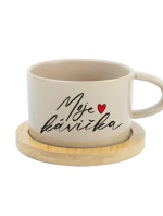 MOJE KÁVIČKA - krémový hrníček makronka 200 ml