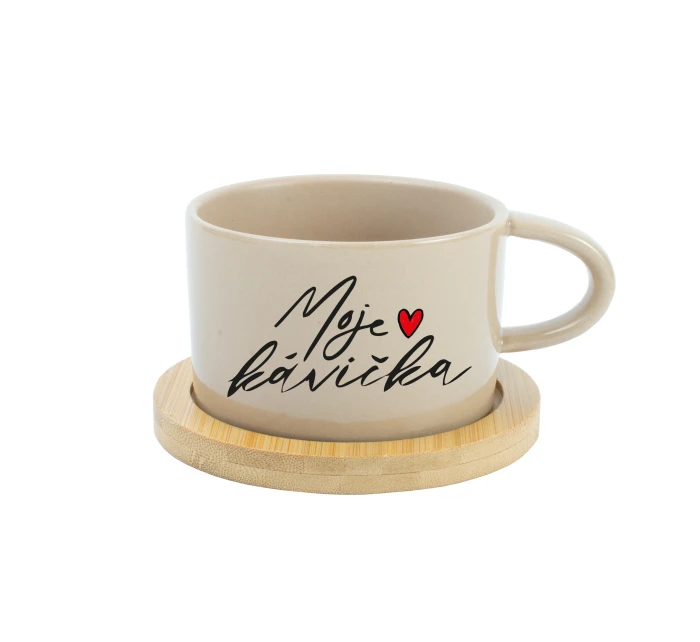 MOJE KÁVIČKA - krémový hrníček makronka 200 ml