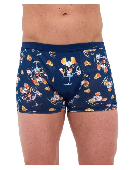 Pánské boxerky model 21789535 Tattoo Mouse - Cornette Pánské boxerky model 21789535 Tattoo Mouse - Cornette