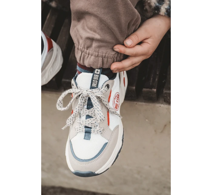 Dětská sportovní obuv Memory Foam System Big Star model 21609091 Bíle - Big Star Shoes Dětská sportovní obuv Memory Foam System Big Star model 21609091 Bíle - Big Star Shoes