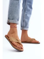 Dámské žabky Big Star LL274623 Beige Dámské žabky Big Star LL274623 Beige