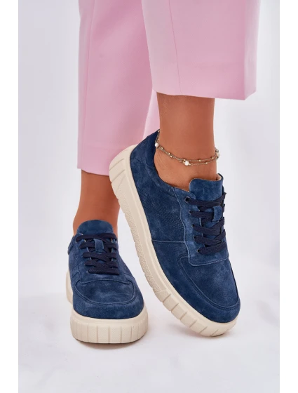 Semišové Dámské Tenisky Na Platformě model 21697031 - EVENTO