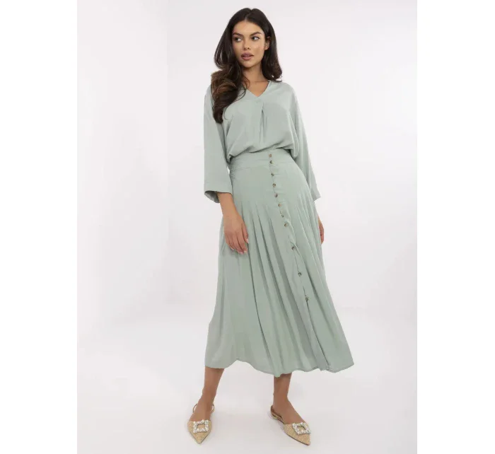 Sukně D73761M50187B pistácie Sukně D73761M50187B pistácie