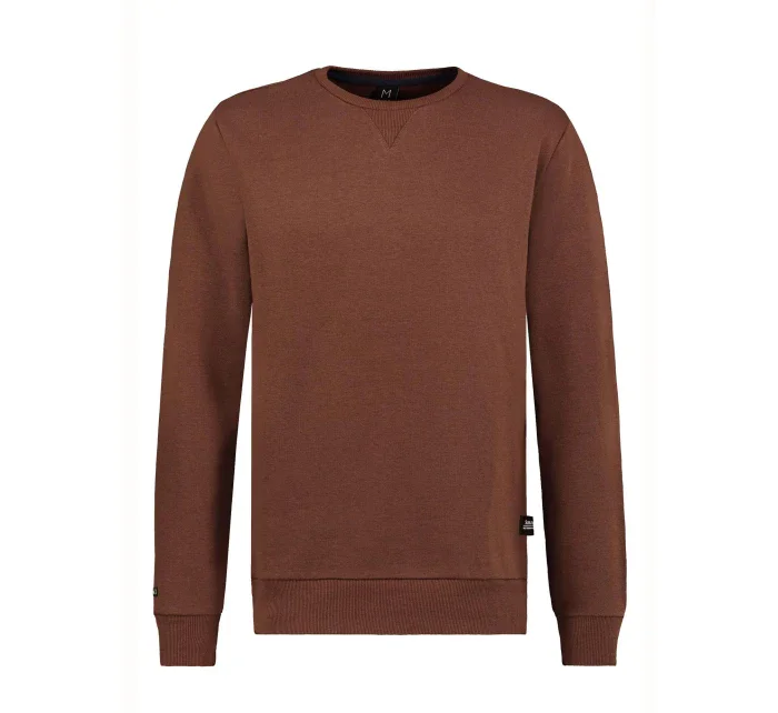 Pánská mikina H10600T21244C3 tmavě hnědá - Sublevel Pánská mikina H10600T21244C3 tmavě hnědá - Sublevel