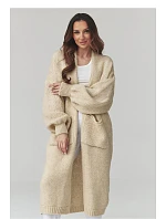 Svetr na zapínání  model 226872 Makadamia