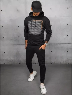 FashionStreet černá pánská tepláková souprava AX0689