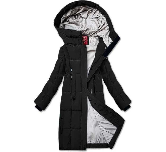 Černá dámská zimní prošívaná bunda model 21248054 - LHD Černá dámská zimní prošívaná bunda model 21248054 - LHD