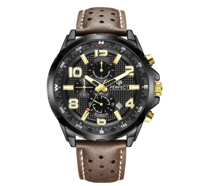 Pánské hodinky + krabička model 21804883 - PERFECT Pánské hodinky + krabička model 21804883 - PERFECT