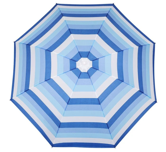 BALKONOVÝ PLÁŽOVÝ SLUNEČNÍK 180CM MODRÁ LINIE 1048819