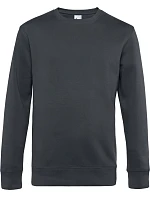 B&C KING Crew Neck_° Pánská mikina 01.U01K asphalt