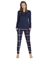 Italská móda Izera long length sp. barva:navy blue/print Italská móda Izera long length sp. barva:navy blue/print