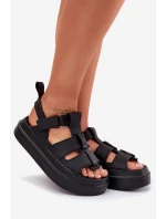 Dámské Sandály Na Platformě Černé model 21696282 - Boto