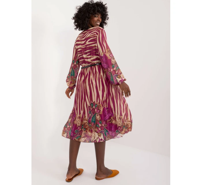 Sukienka DHJ SK  fioletowy model 21271991 - FPrice