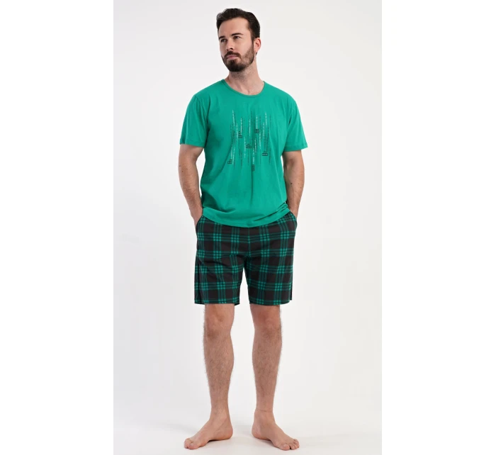 Pánské pyžamo šortky Tetris Pánské pyžamo šortky Tetris