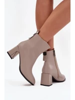 Boty na podpatku  model 222516 Step in style