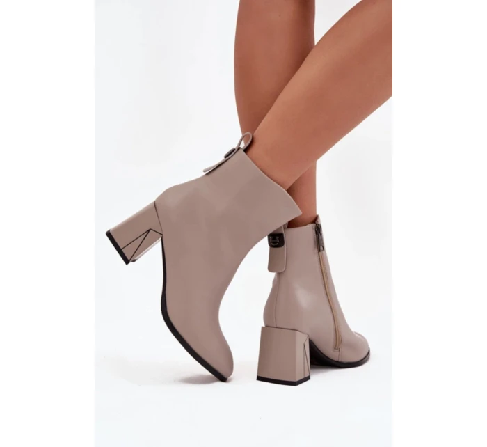 Boty na podpatku  model 222516 Step in style