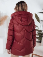 Dámská zimní bunda SALVONA červená prošívaná FashionStreet TY5005 Dámská zimní bunda SALVONA červená prošívaná FashionStreet TY5005