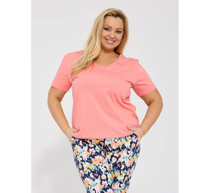 Pyžamo model 21945373 Violetta kr/r 3XL5XL - Cornette