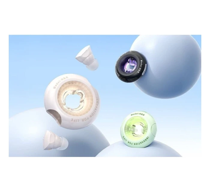 Bezdrátová sluchátka do uší Vention Donut-Shaped BT 5.3 IPX4 černá