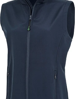 Result R 902F Dámská 2-vrstvá softshell vesta "Printable" 30.902F navy