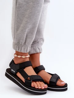 Dámské sandály na platformě Big Star model 21664485 černé - Big Star Shoes