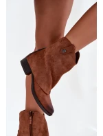 Zateplené  Boty Na Podpatku Camel model 21708405 - Boto