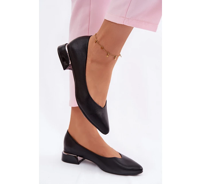 Baleríny Na Nízkém Podpatku model 22099966 Černé - VINCEZA