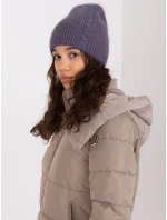 Czapka AT CZ model 19018665 grafitowy - FPrice Czapka AT CZ model 19018665 grafitowy - FPrice